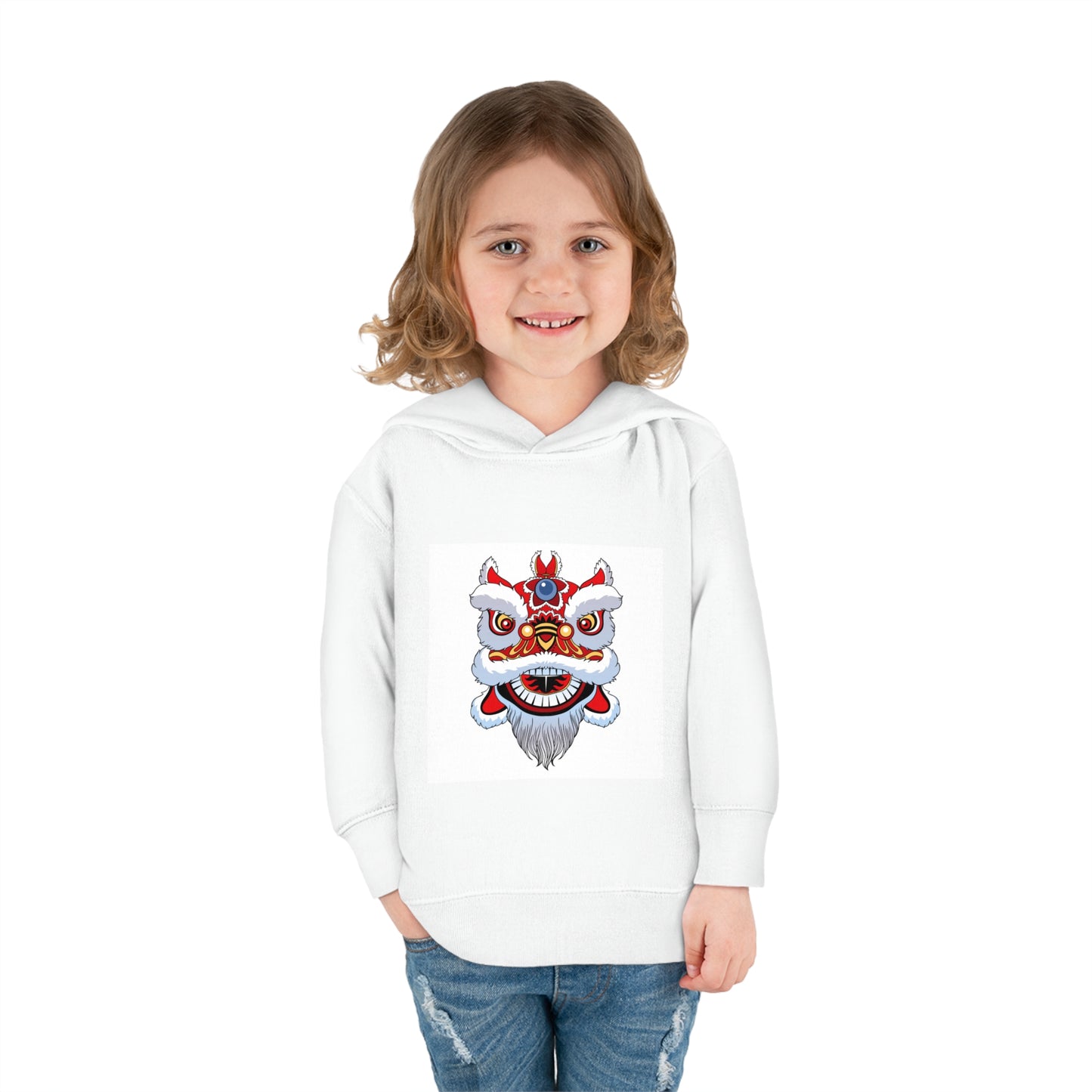 Lion Dance Toddler Pullover Fleece Hoodie