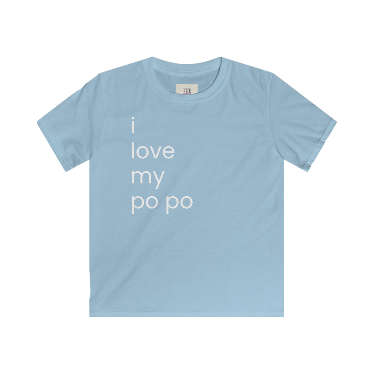 Kids 'i love my po po' Softstyle Tee