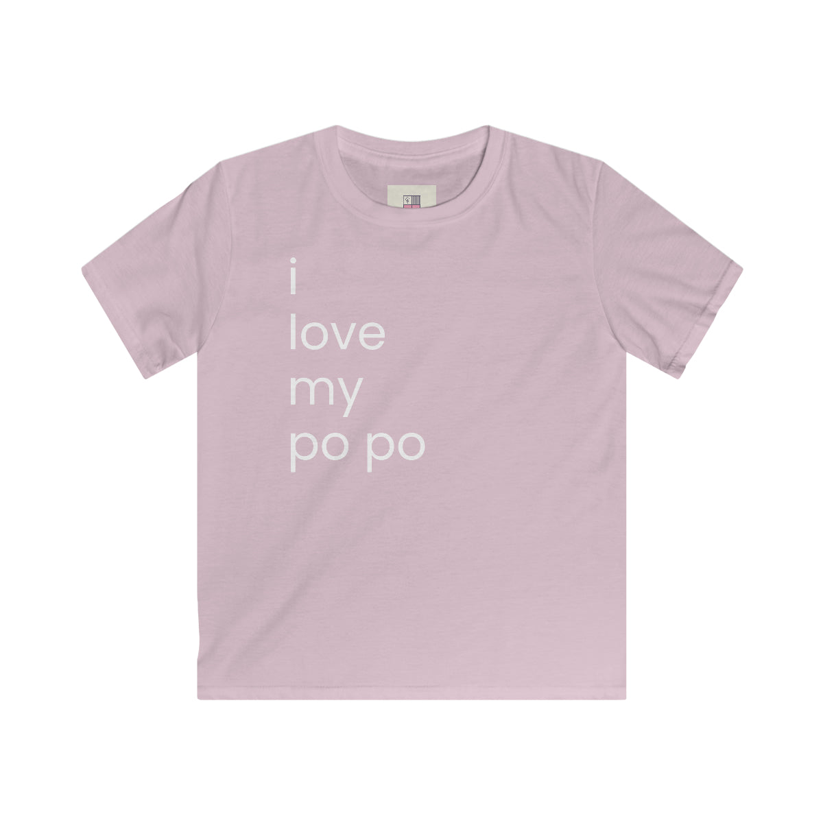 Kids 'i love my po po' Softstyle Tee