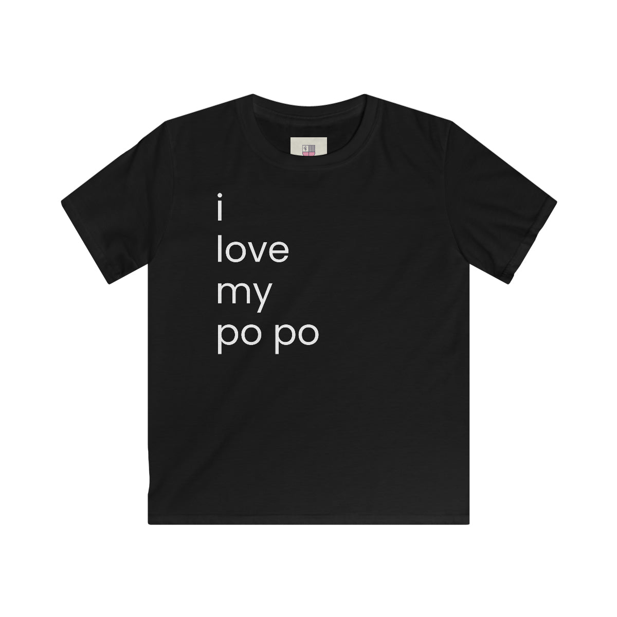 Kids 'i love my po po' Softstyle Tee