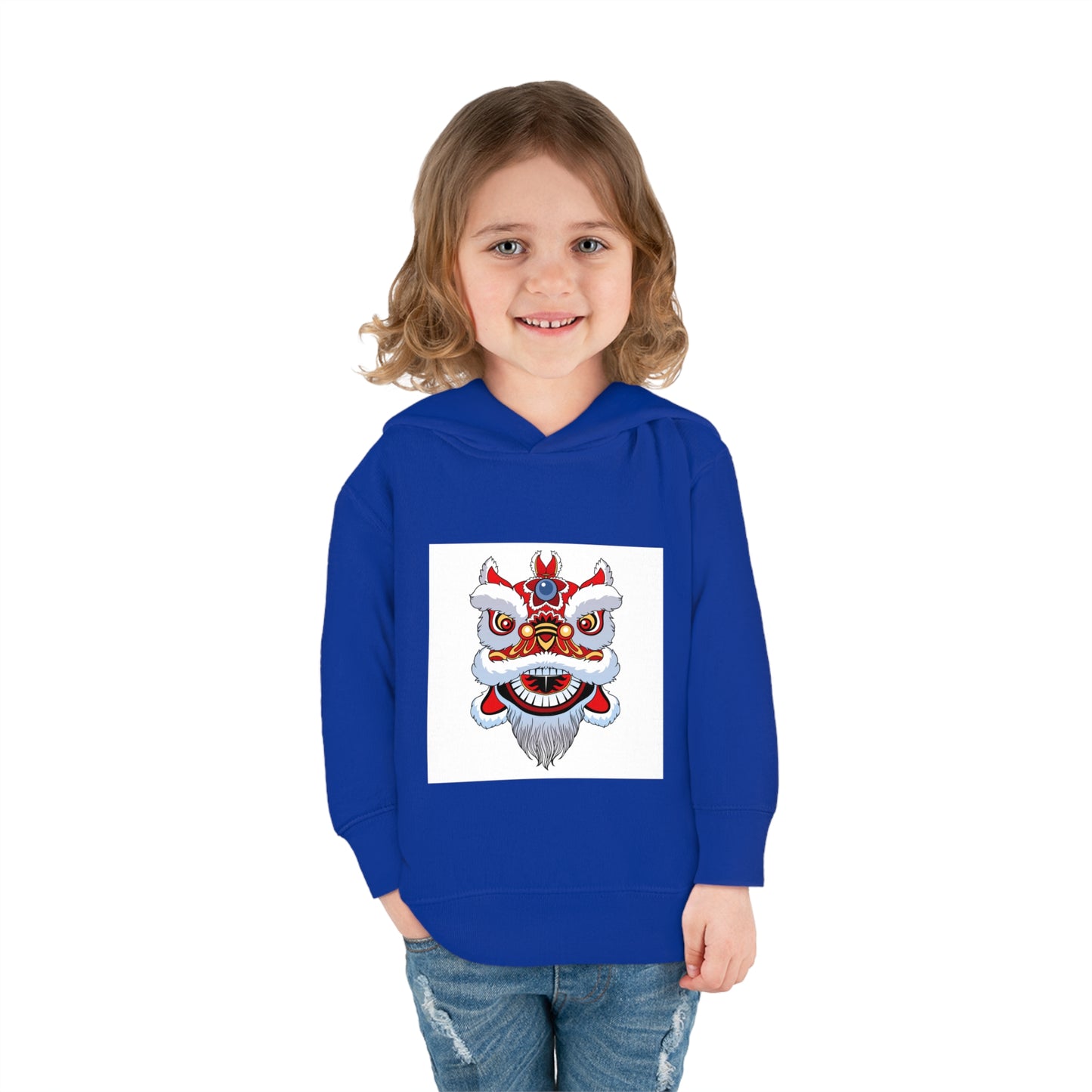 Lion Dance Toddler Pullover Fleece Hoodie