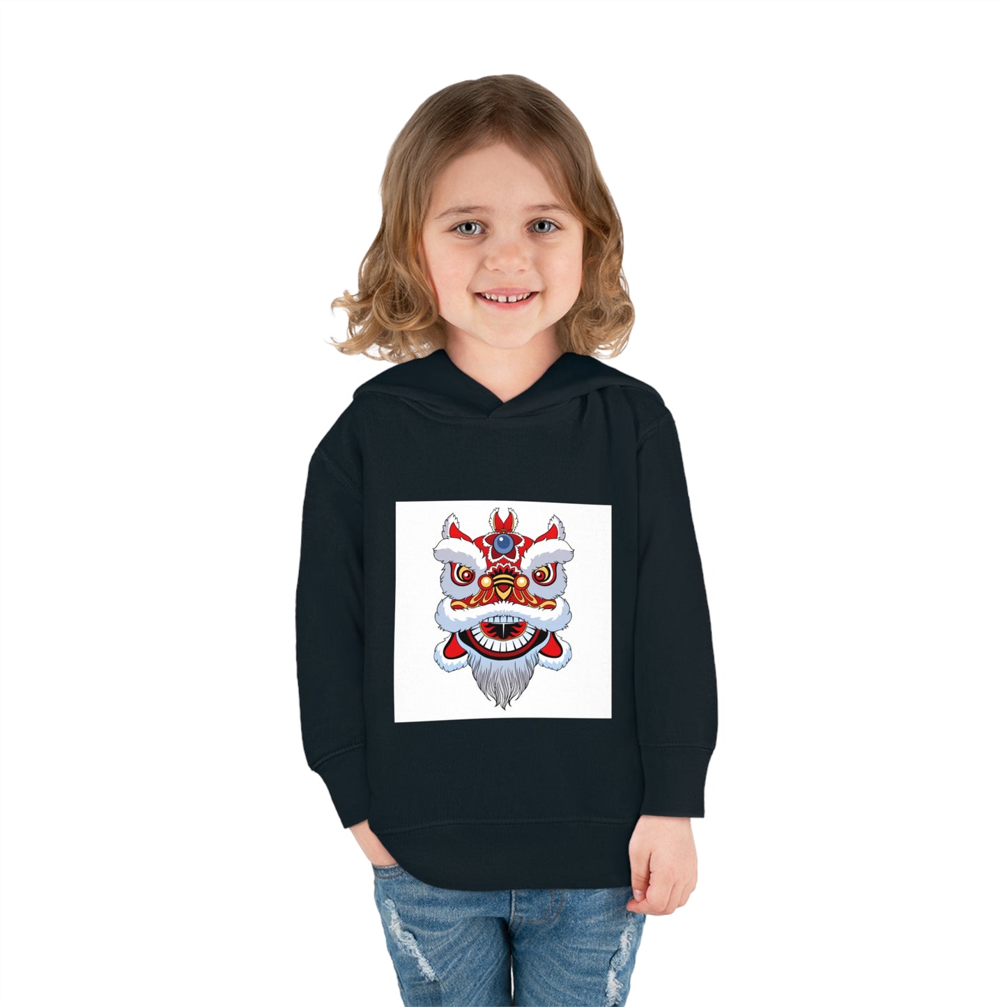 Lion Dance Toddler Pullover Fleece Hoodie