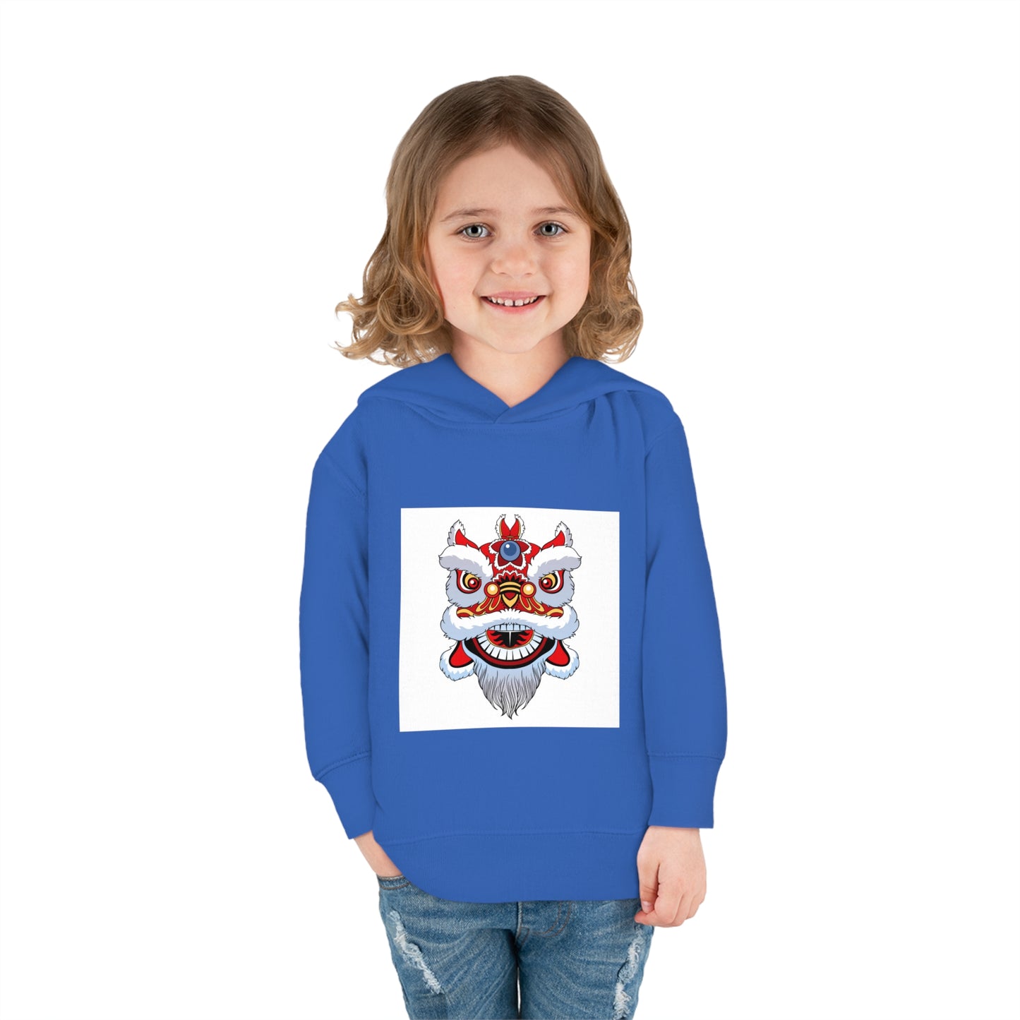 Lion Dance Toddler Pullover Fleece Hoodie