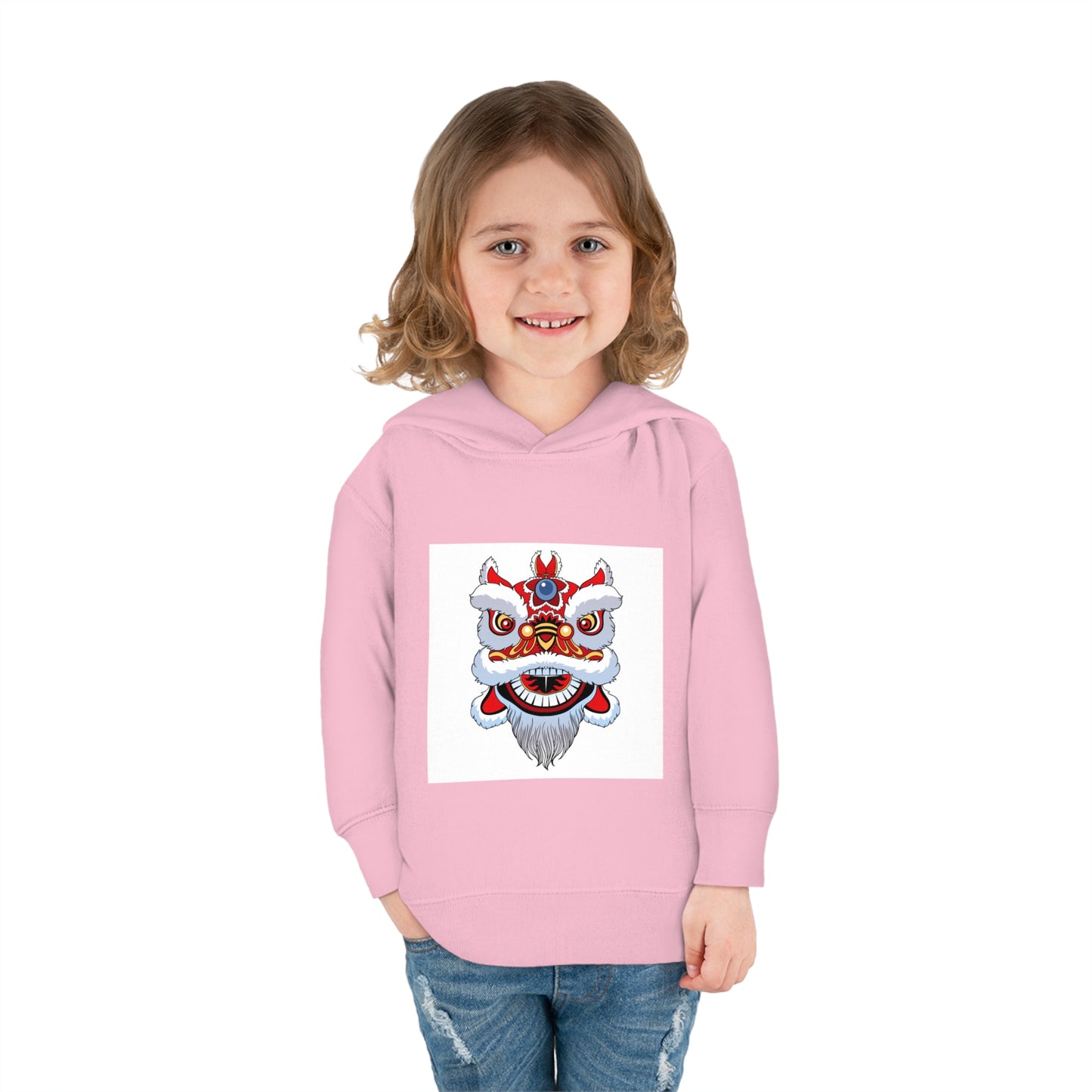 Lion Dance Toddler Pullover Fleece Hoodie