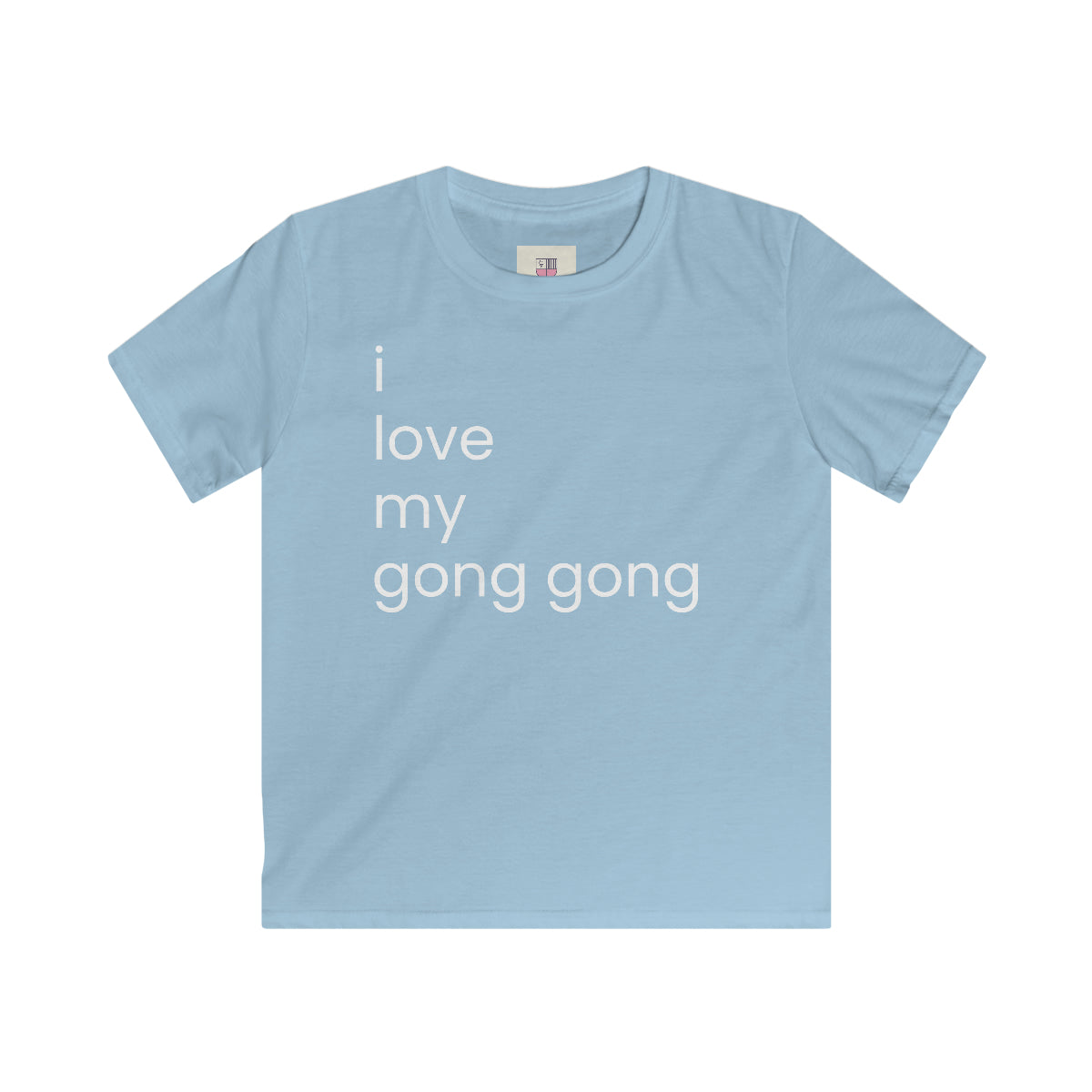 Kids 'i love my gong gong' Softstyle Tee