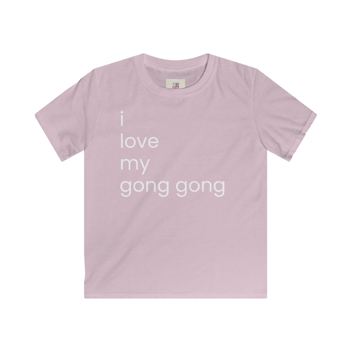 Kids 'i love my gong gong' Softstyle Tee